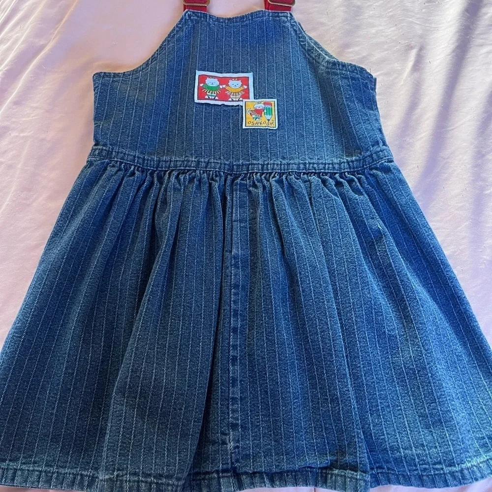 Vintage OshKosh B'gosh Denim with Colorful Patches